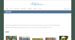 Desktop Screenshot of dorothypetersonstudio.com